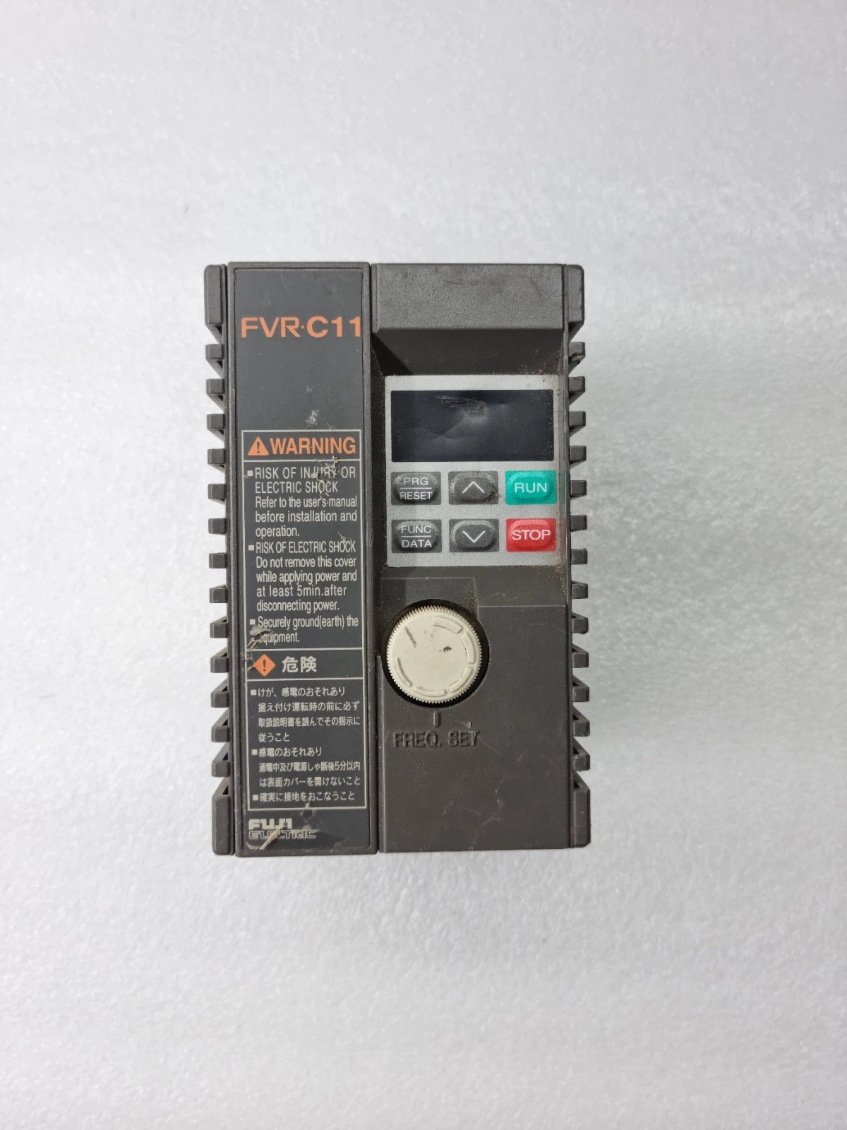 Fuji Electric FVR-C11 Variable Frequency Drive FVRO.1C11S-2 3PH 200-230V 50/60Hz